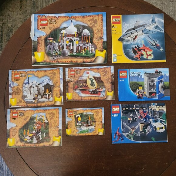 Lot of Lego Instruction Manuals (only) for 18 Lego Sets - Picture 2 of 7